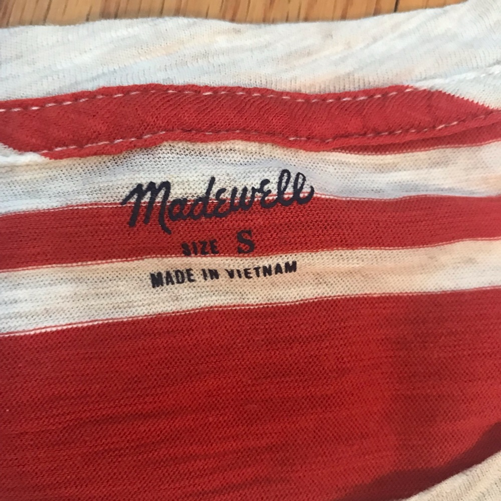 Madewell Whisper Cotton Crewneck Striped T-Shirt - Picture 4 of 6